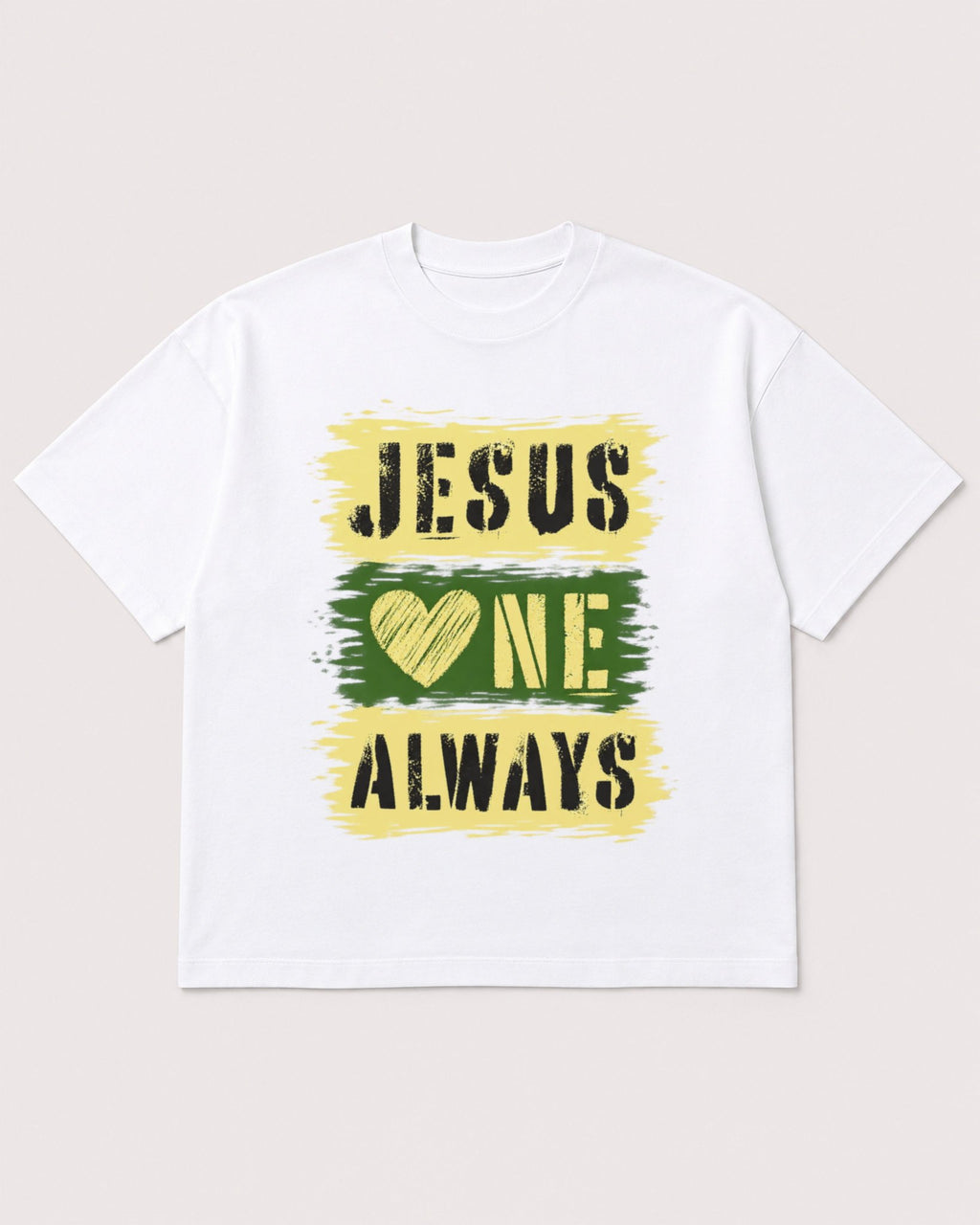 Mockup Boxy Heavyweight Tee White product