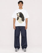 Mockup Boxy Heavyweight Tee White male full-body 16