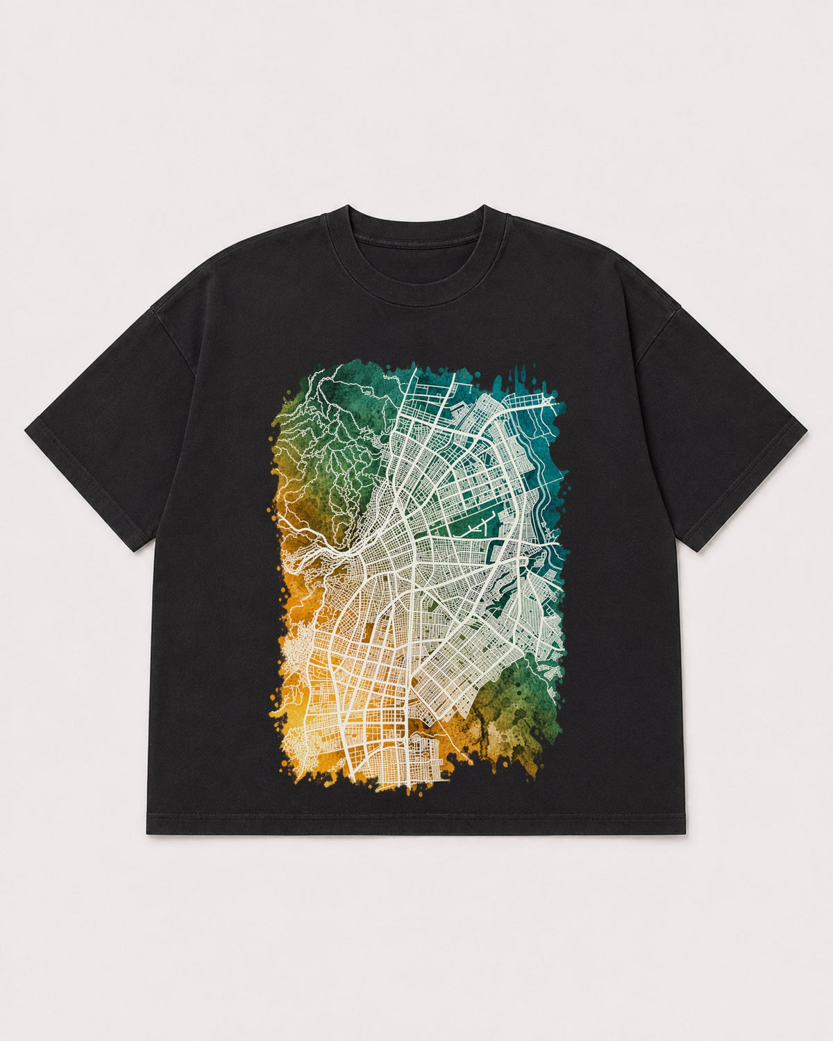 Mockup Boxy Heavyweight Tee Black product