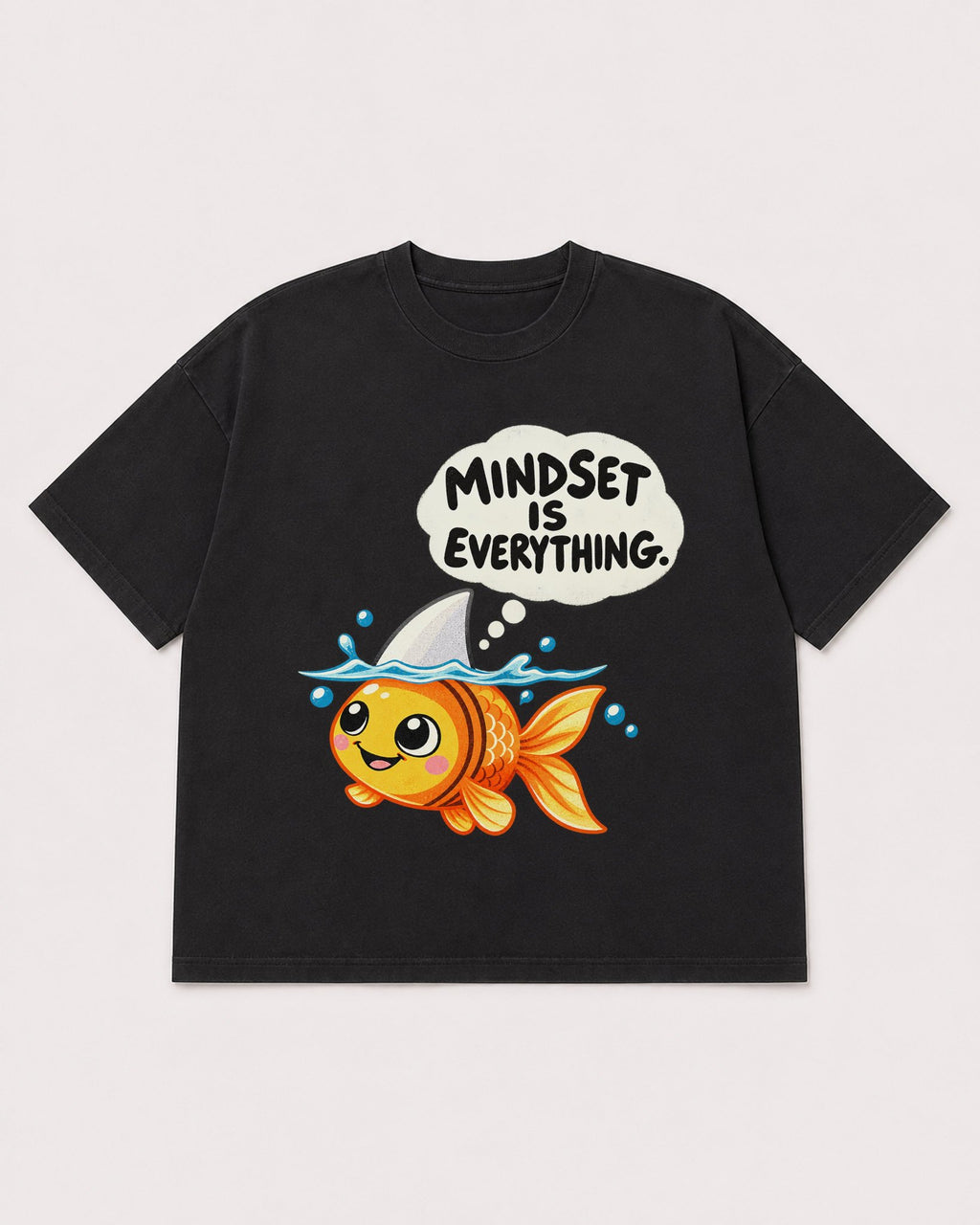 Mockup Boxy Heavyweight Tee Black product
