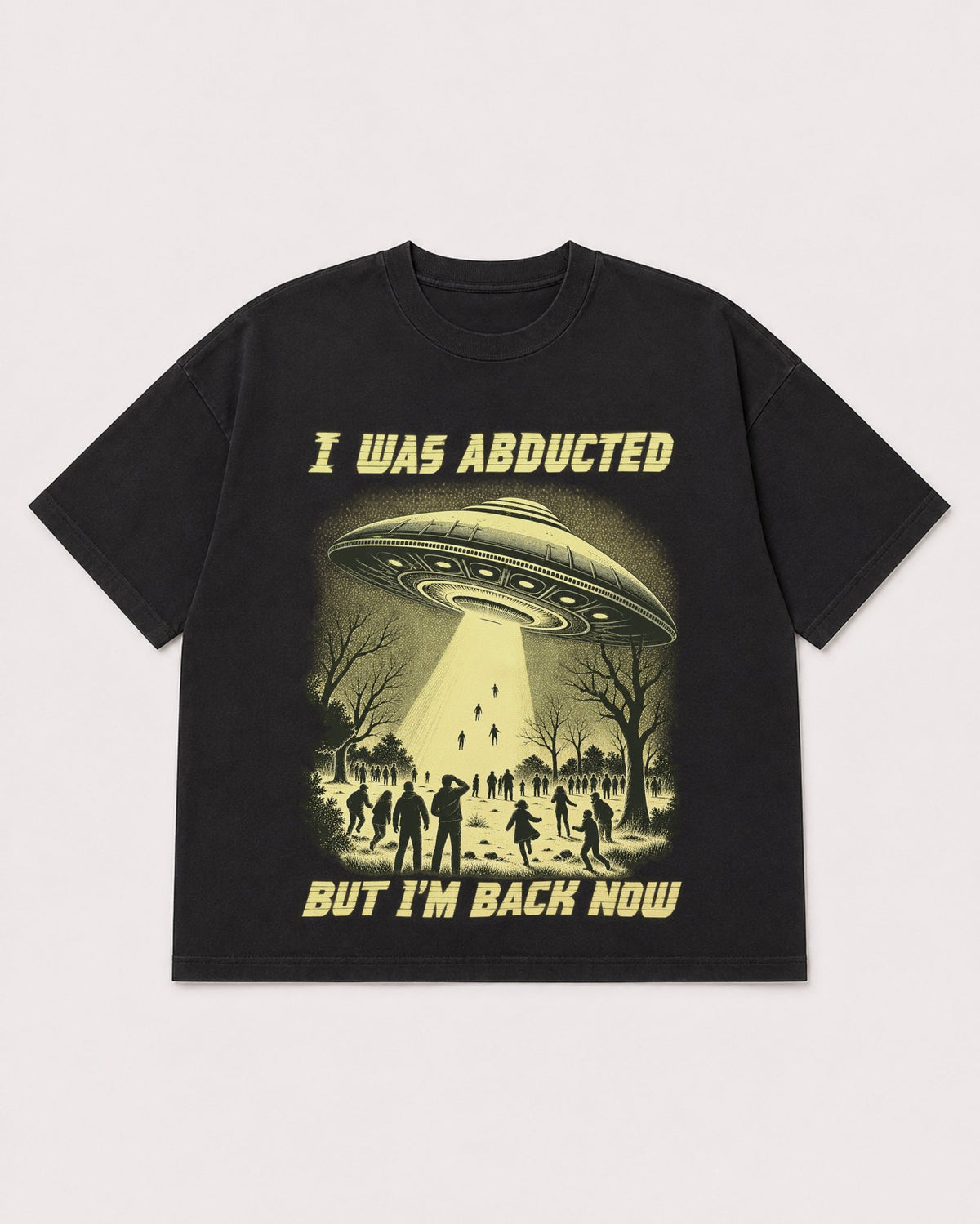 Mockup Boxy Heavyweight Tee Black product