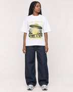 Mockup Boxy Heavyweight Tee White female full-body 04