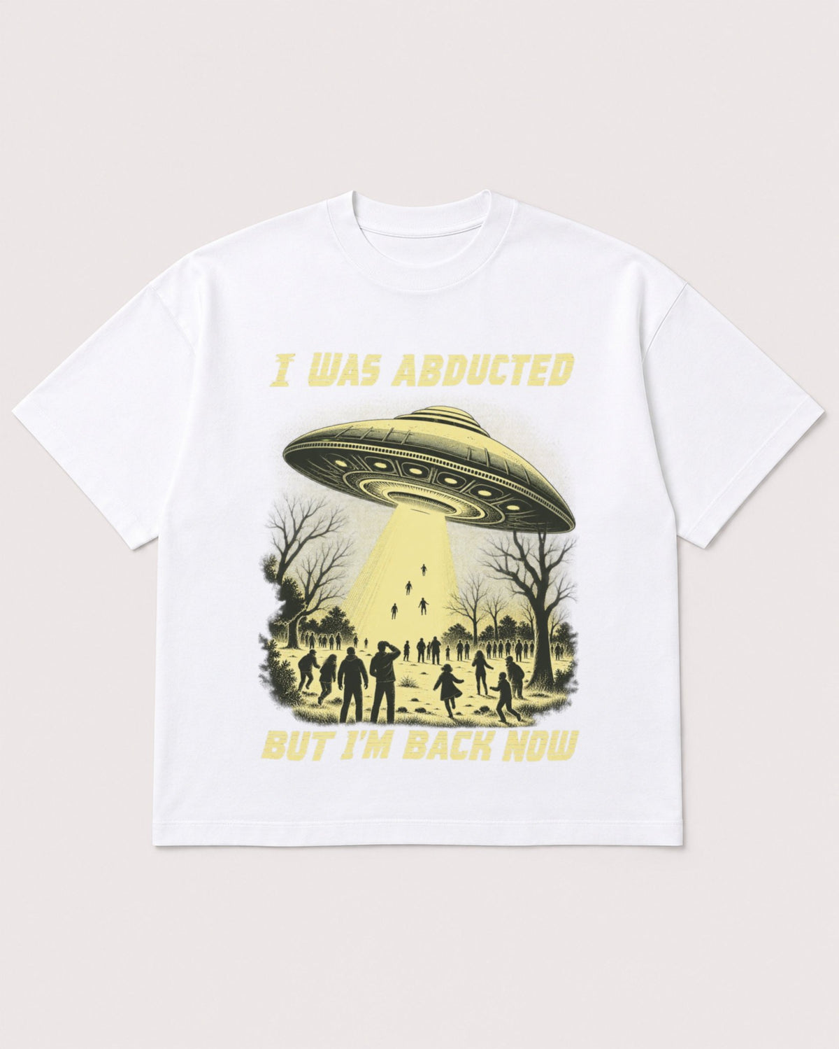 Mockup Boxy Heavyweight Tee White product