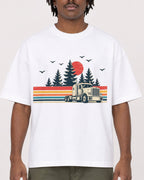Mockup Boxy Heavyweight Tee White male close-up 04