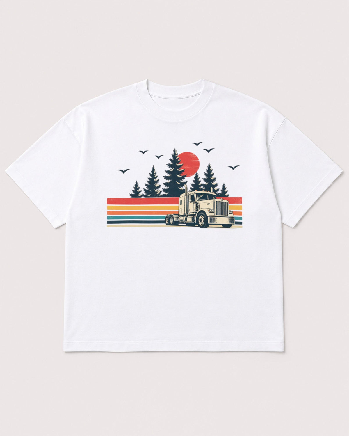 Mockup Boxy Heavyweight Tee White product