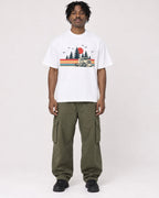 Mockup Boxy Heavyweight Tee White male full-body 04