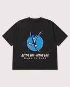 Mockup Boxy Heavyweight Tee Black product