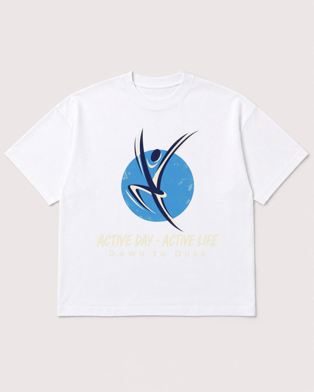 Mockup Boxy Heavyweight Tee White product