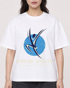 Mockup Boxy Heavyweight Tee White female close-up 03