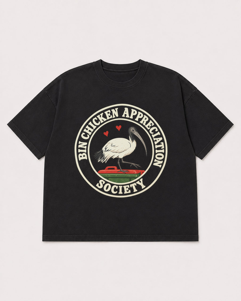 Mockup Boxy Heavyweight Tee Black product