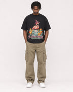 Mockup Boxy Heavyweight Tee Black male full-body 04