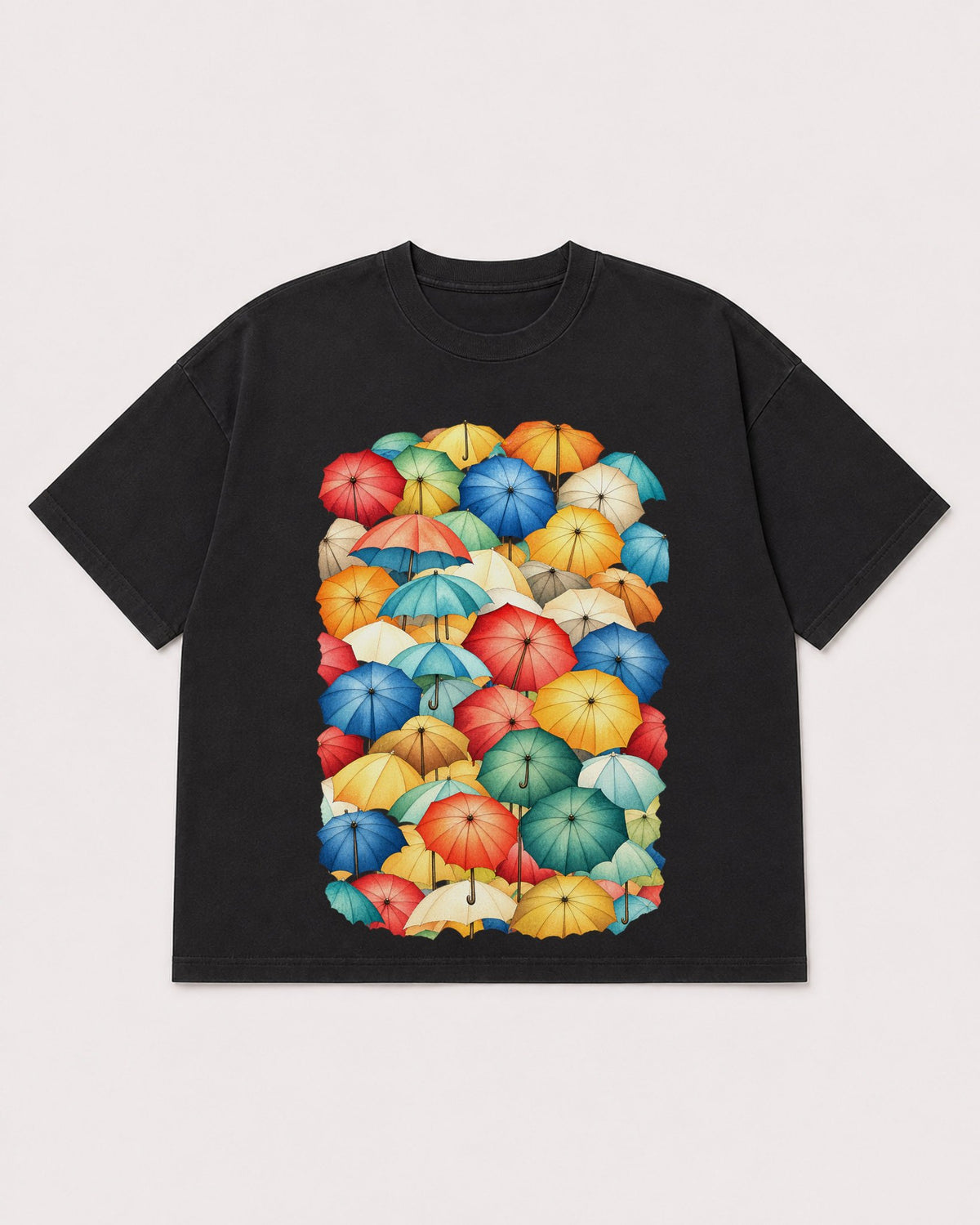 Mockup Boxy Heavyweight Tee Black product