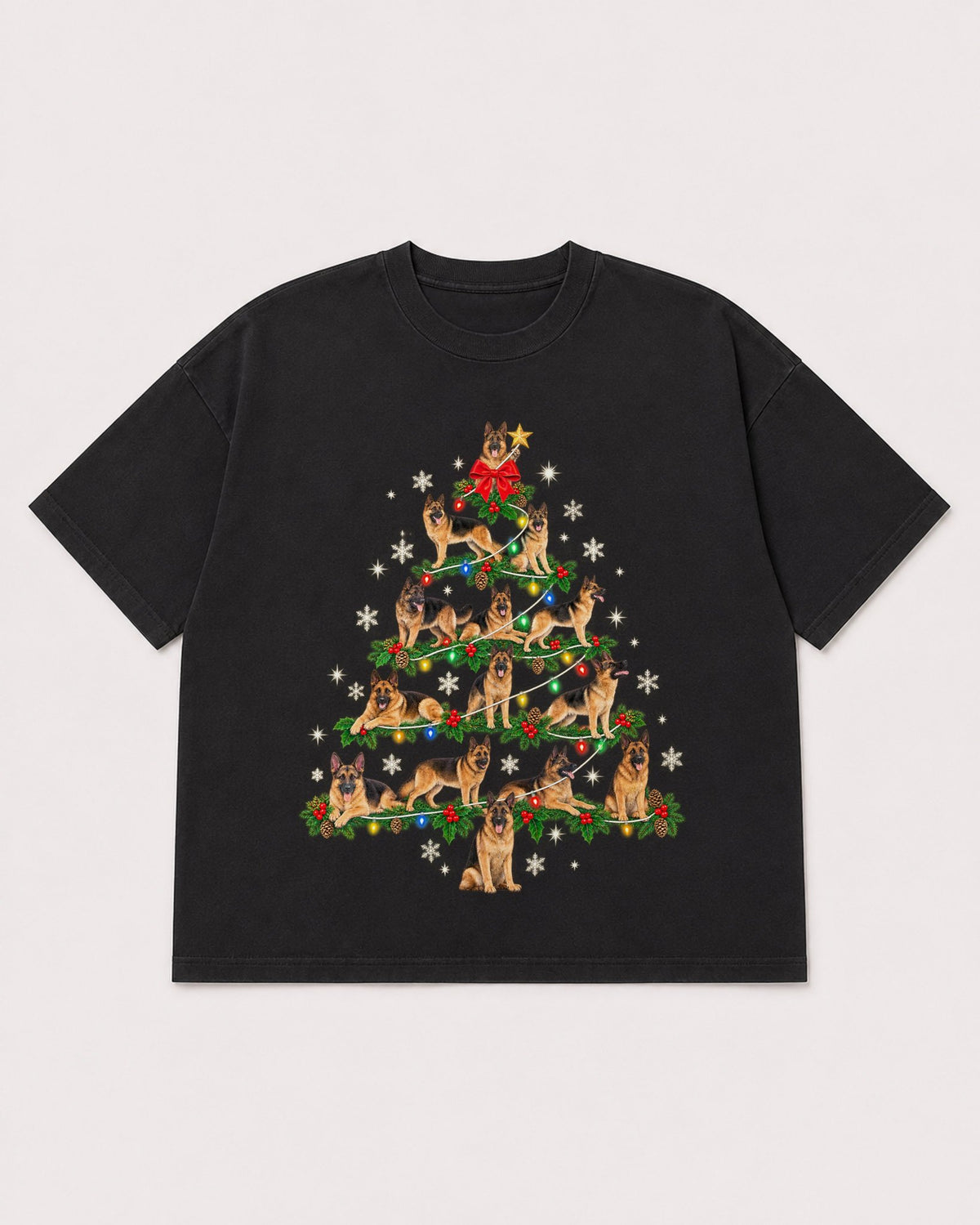 Mockup Boxy Heavyweight Tee Black product