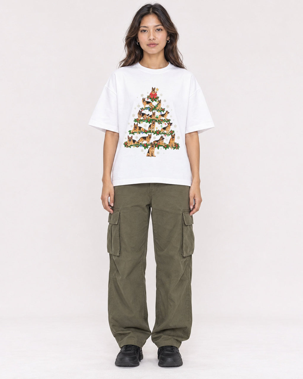 Mockup Boxy Heavyweight Tee White female full-body 02