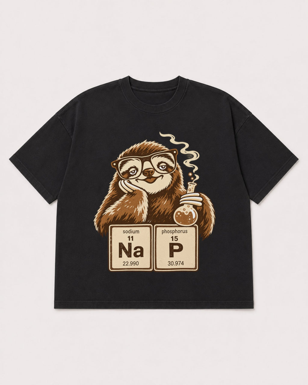 Mockup Boxy Heavyweight Tee Black product