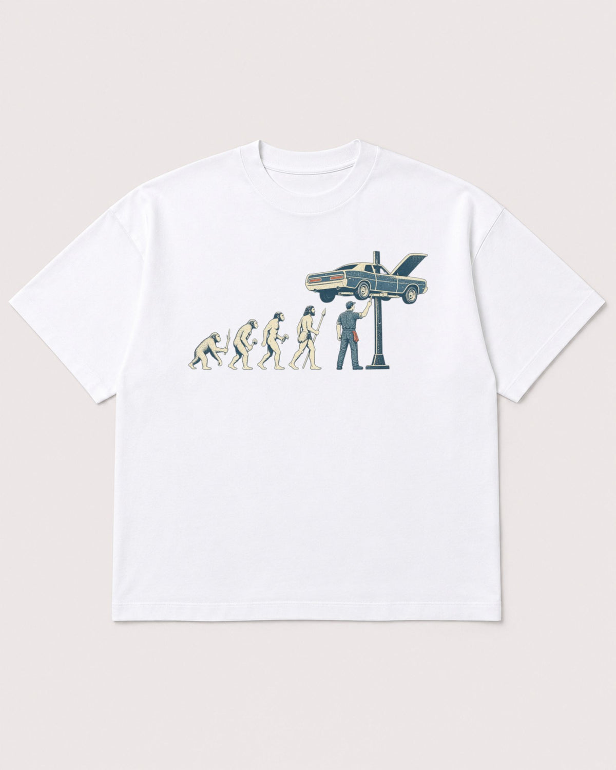 Mockup Boxy Heavyweight Tee White product
