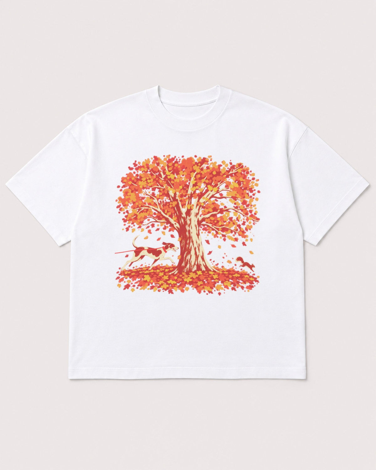 Mockup Boxy Heavyweight Tee White product