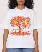 Mockup Boxy Heavyweight Tee White female close-up 05