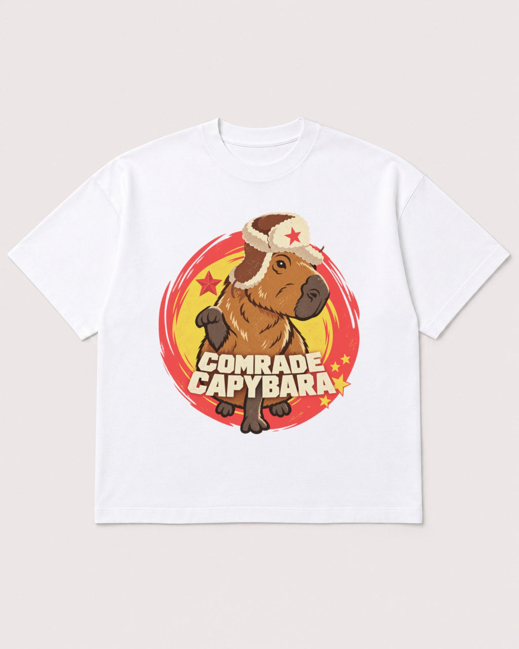 Mockup Boxy Heavyweight Tee White product