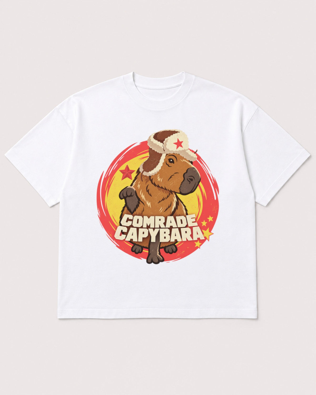 Mockup Boxy Heavyweight Tee White product