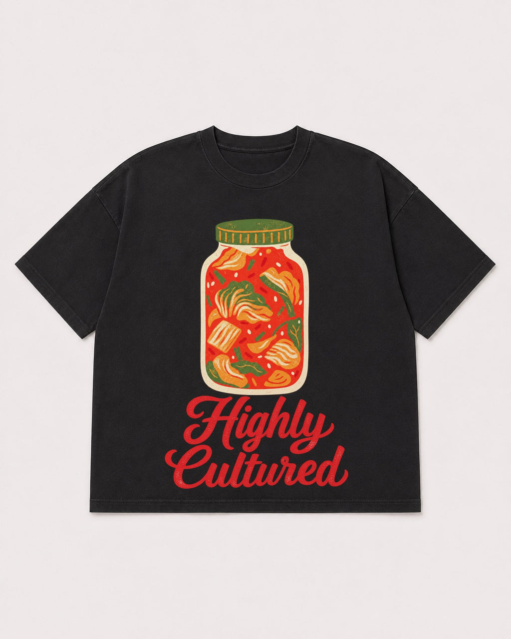 Mockup Boxy Heavyweight Tee Black product