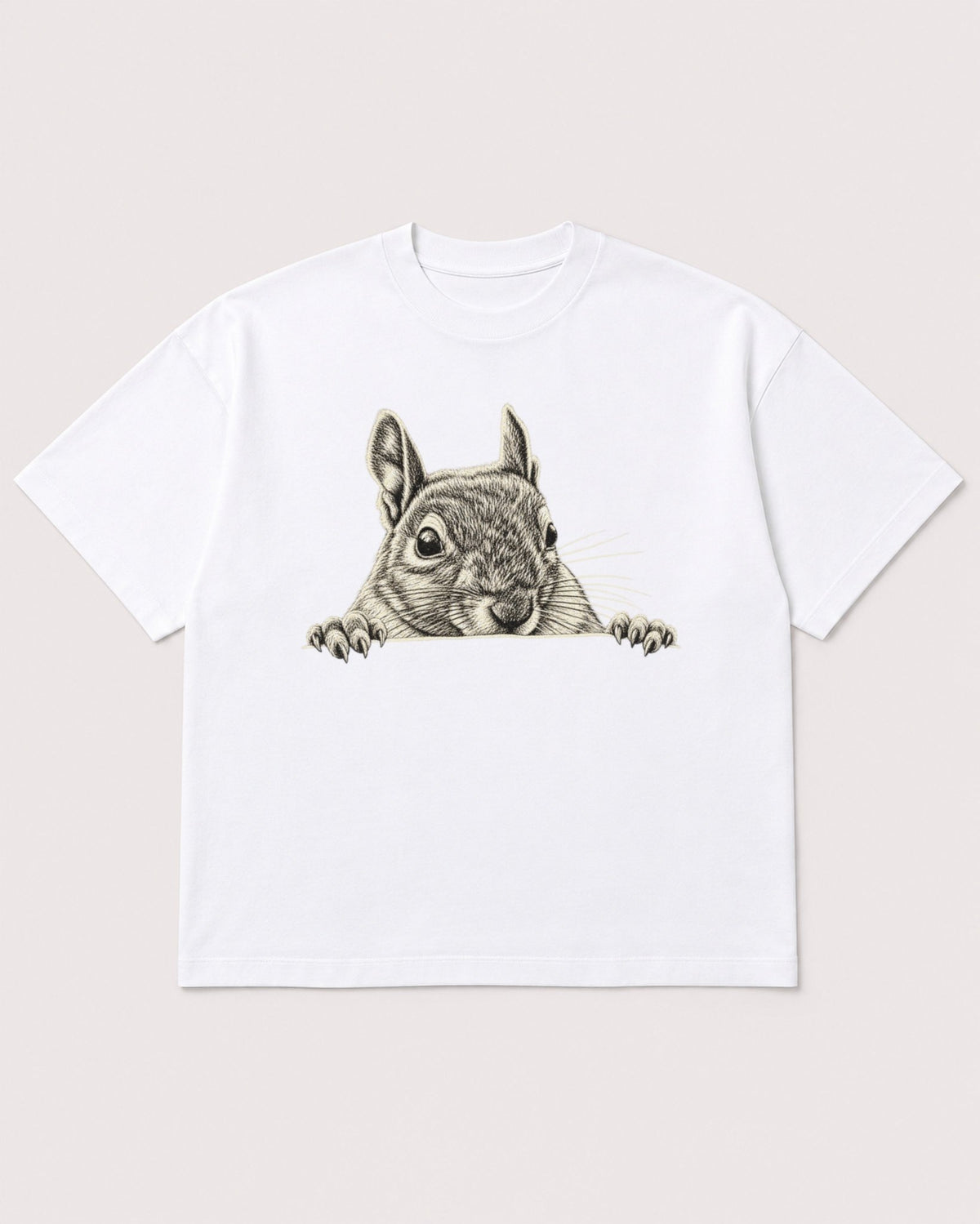 Mockup Boxy Heavyweight Tee White product