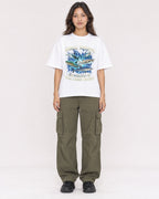 Mockup Boxy Heavyweight Tee White female full-body 02