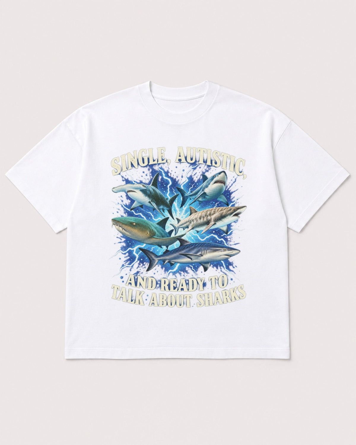 Mockup Boxy Heavyweight Tee White product