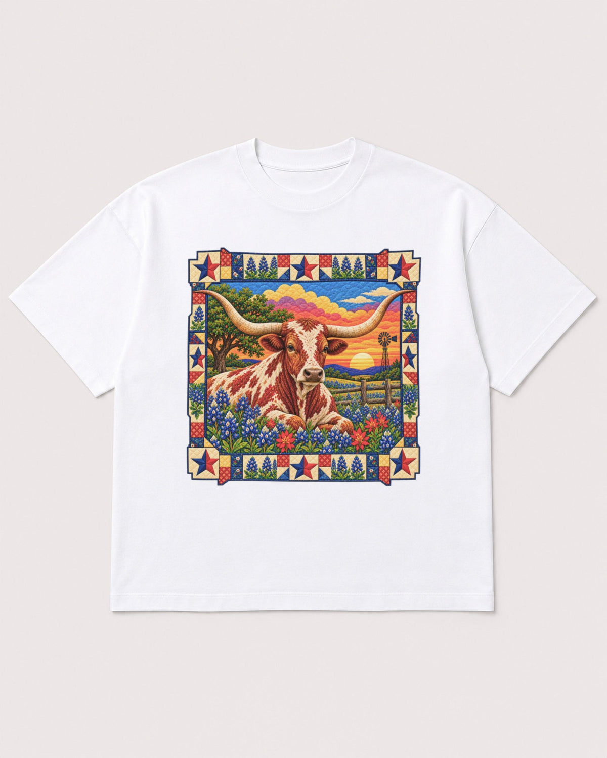 Mockup Boxy Heavyweight Tee White product