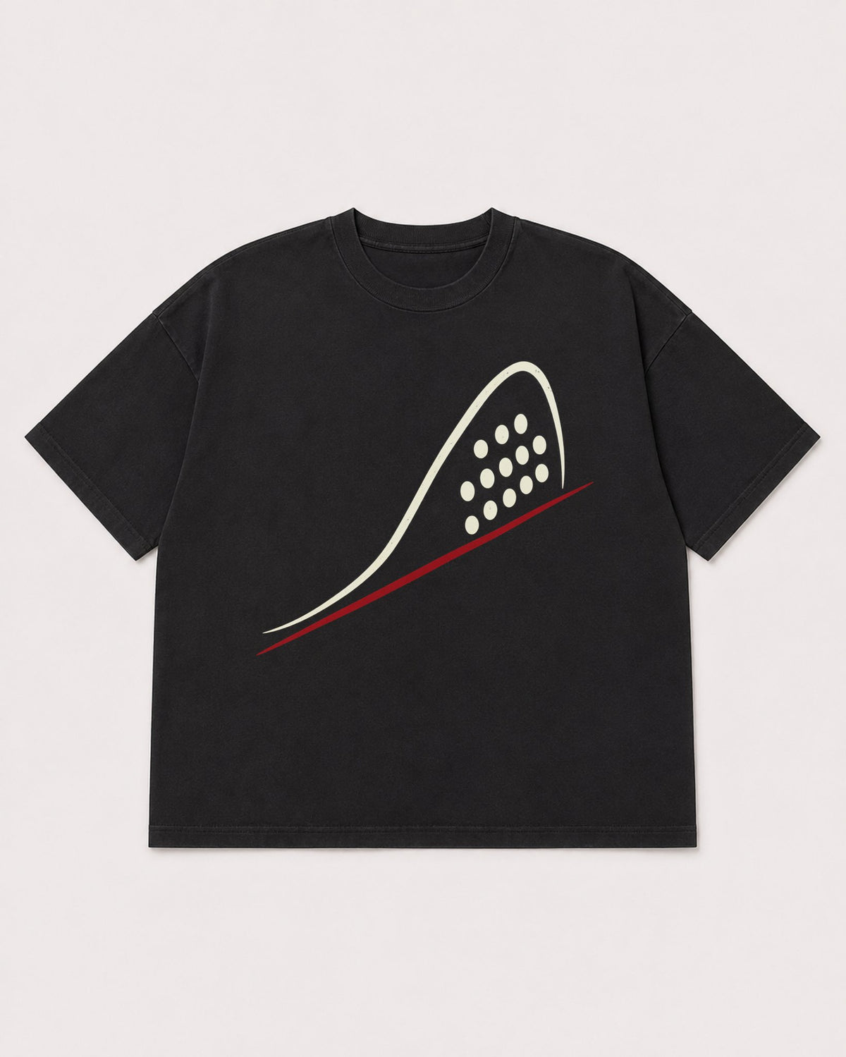Mockup Boxy Heavyweight Tee Black product