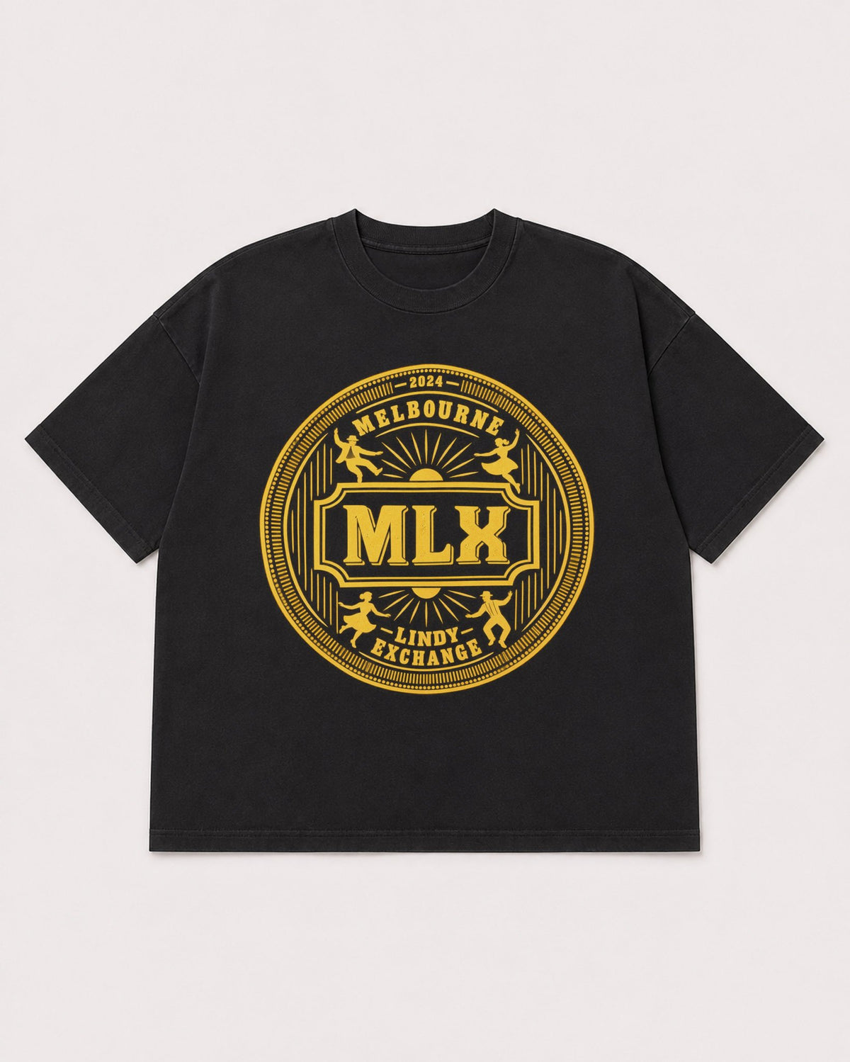 Mockup Boxy Heavyweight Tee Black product