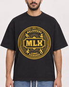 Mockup Boxy Heavyweight Tee Black male close-up 07