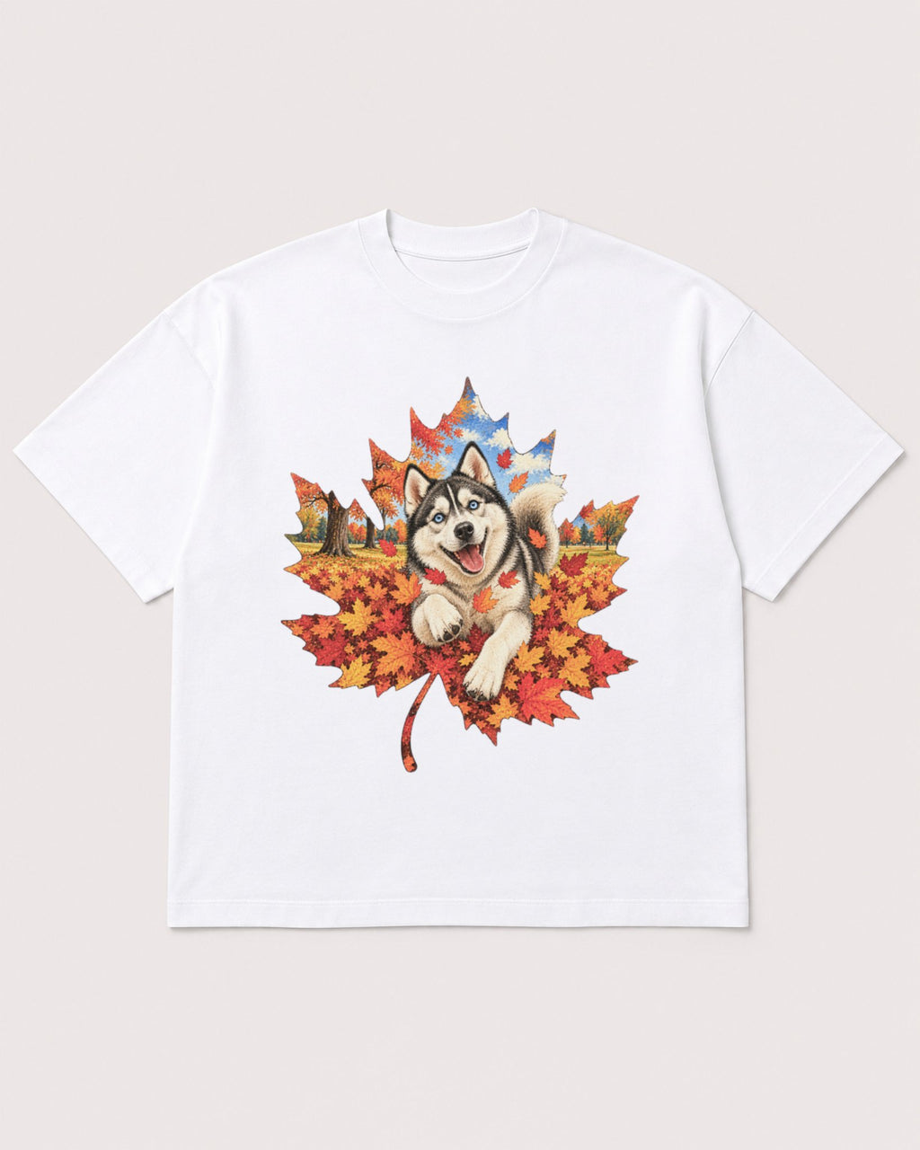 Mockup Boxy Heavyweight Tee White product