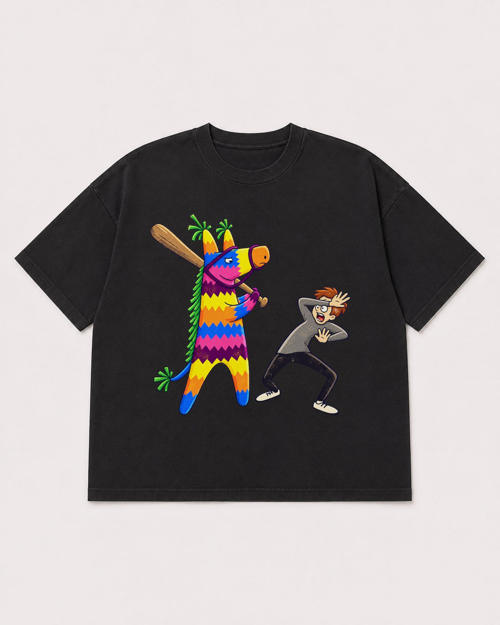 Mockup Boxy Heavyweight Tee Black product