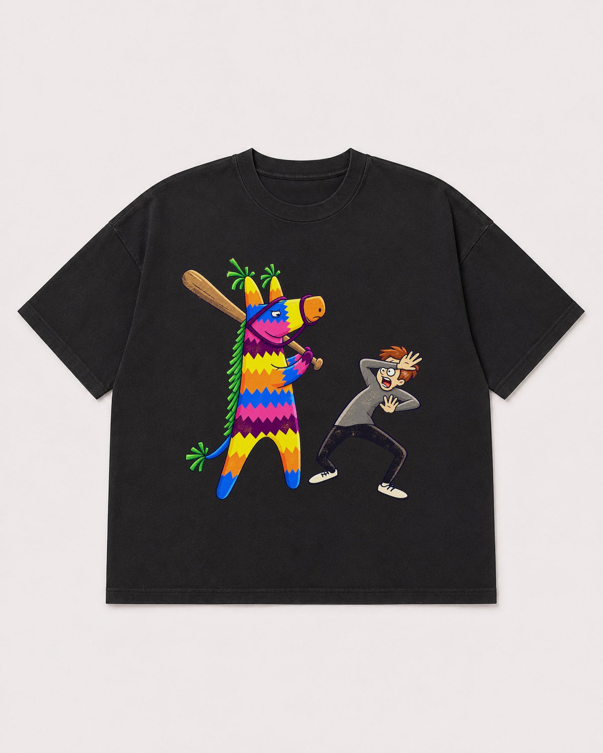 Mockup Boxy Heavyweight Tee Black product