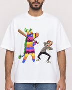 Mockup Boxy Heavyweight Tee White male close-up 07