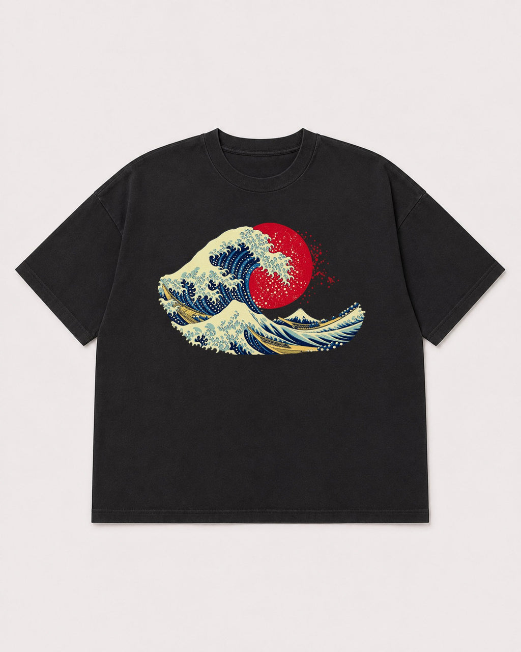 Mockup Boxy Heavyweight Tee Black product