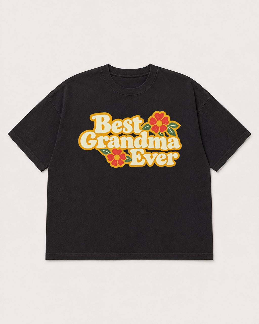 Mockup Boxy Heavyweight Tee Black product