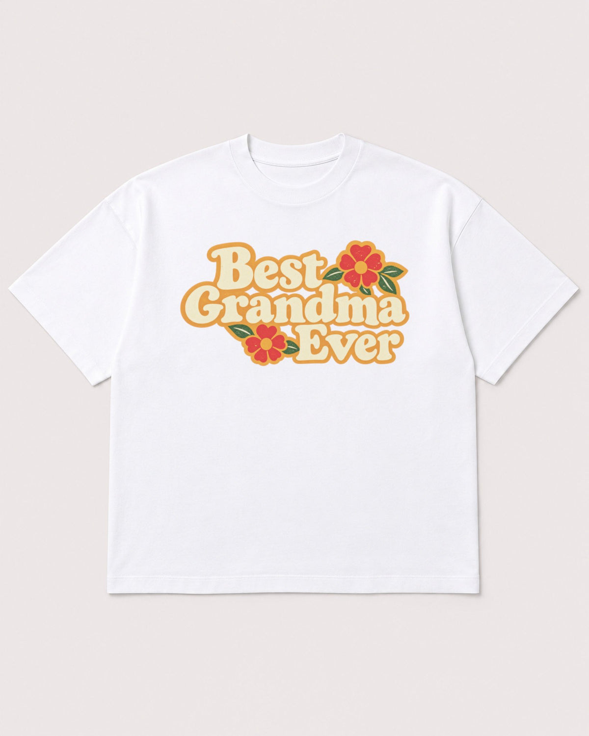 Mockup Boxy Heavyweight Tee White product