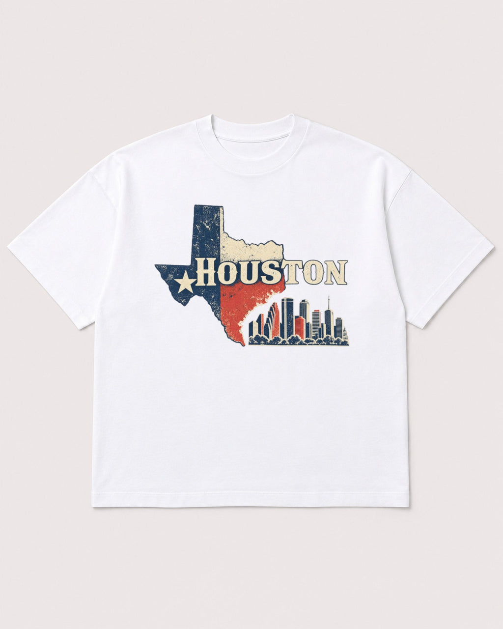 Mockup Boxy Heavyweight Tee White product