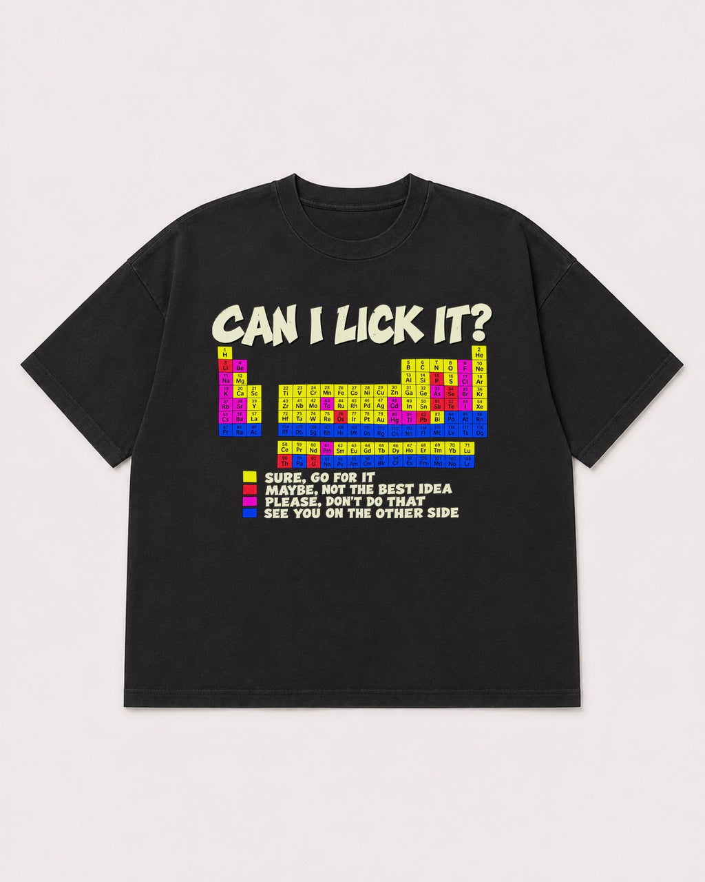 Mockup Boxy Heavyweight Tee Black product