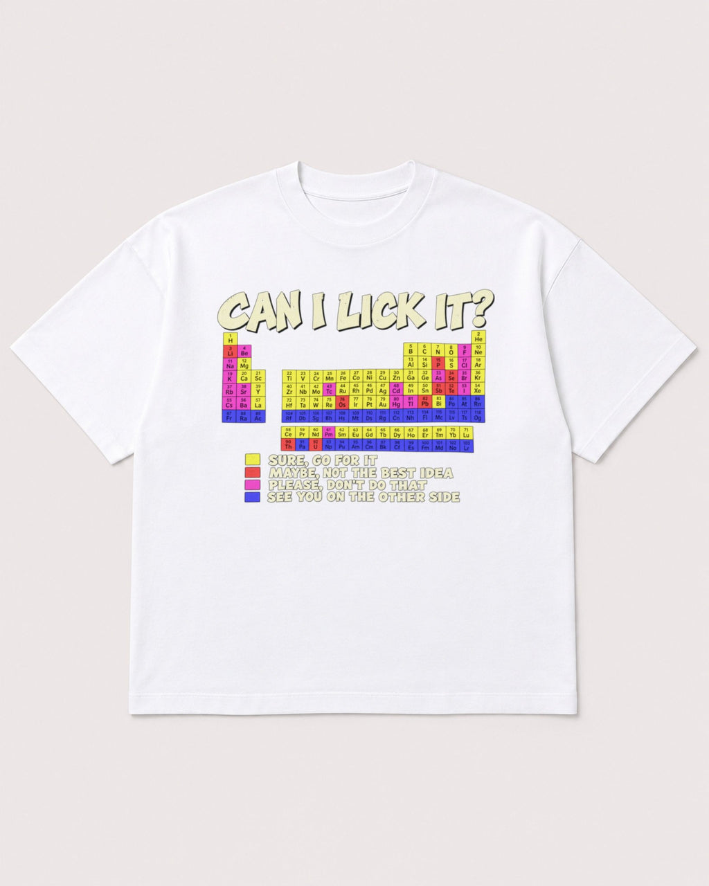 Mockup Boxy Heavyweight Tee White product