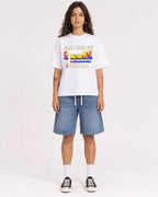 Mockup Boxy Heavyweight Tee White female full-body 06