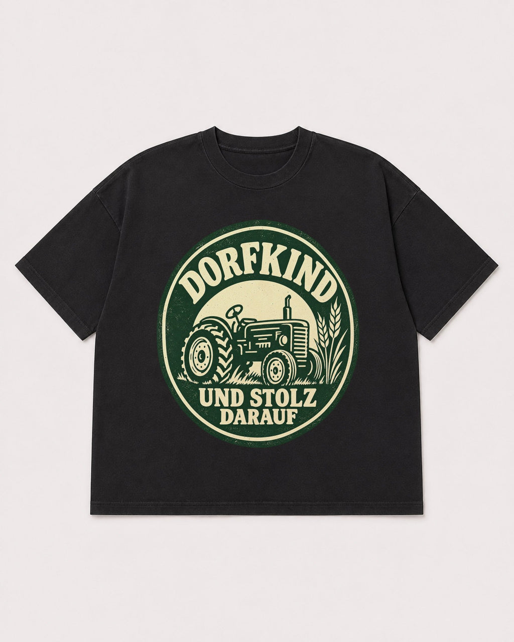 Mockup Boxy Heavyweight Tee Black product