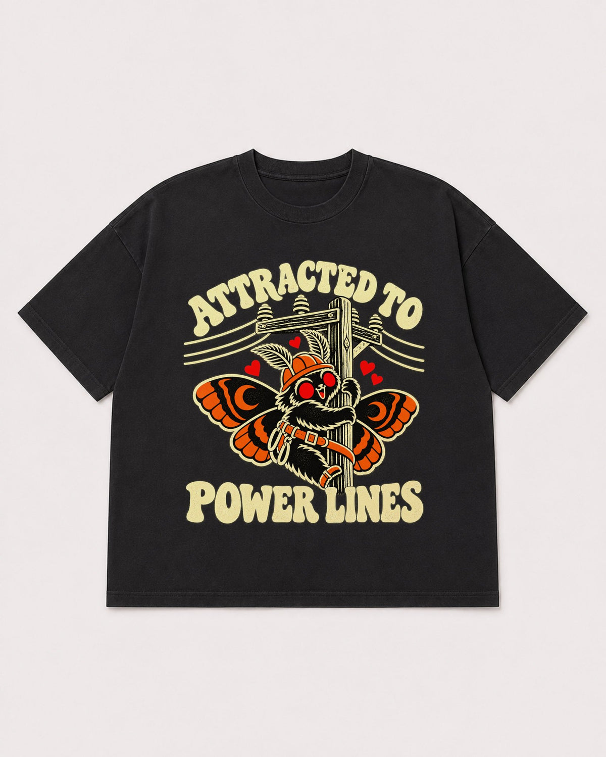 Mockup Boxy Heavyweight Tee Black product
