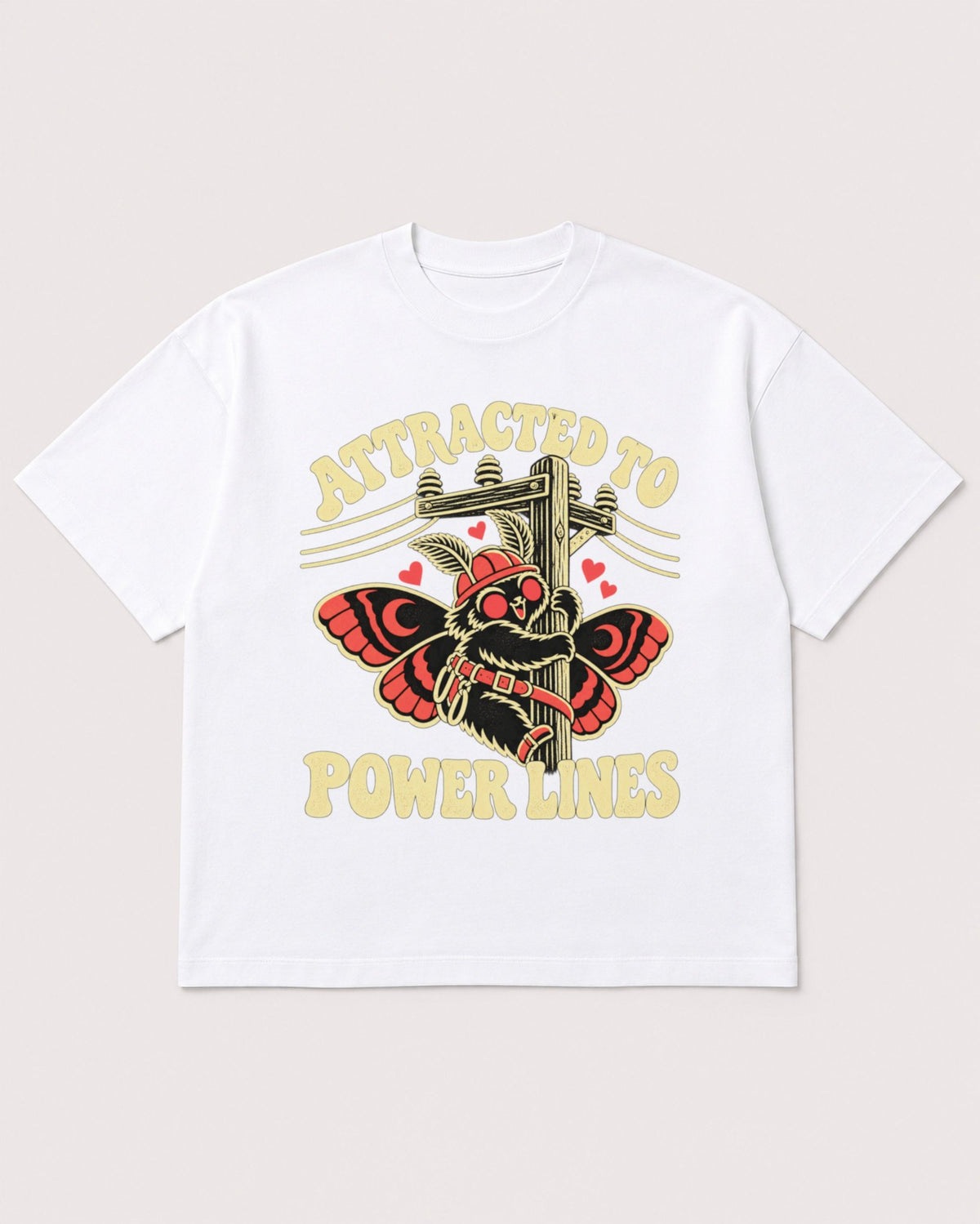 Mockup Boxy Heavyweight Tee White product