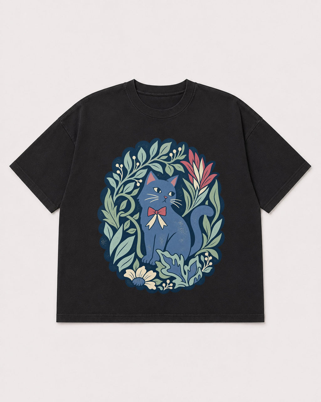 Mockup Boxy Heavyweight Tee Black product