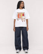 Mockup Boxy Heavyweight Tee White female full-body 04