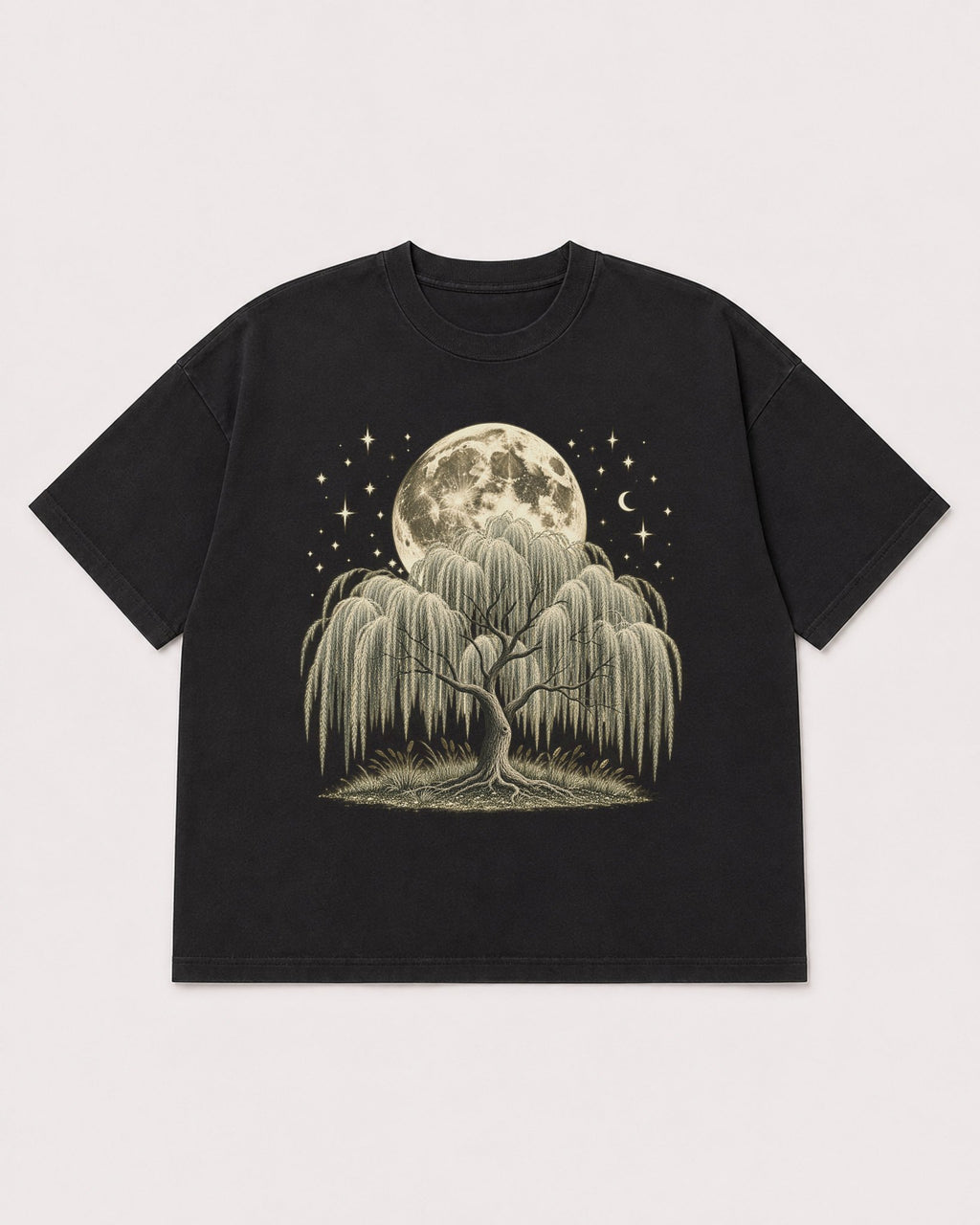 Mockup Boxy Heavyweight Tee Black product