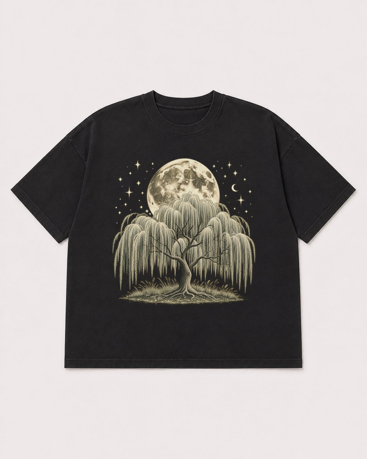 Mockup Boxy Heavyweight Tee Black product